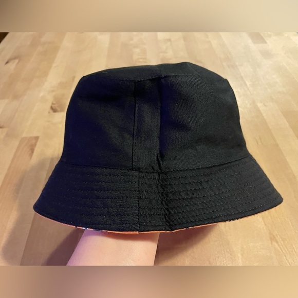 Ernie Bucket Hat Orange Black Reversible Unisex Sesame Street Cartoon Fisherman - Picture 10 of 14